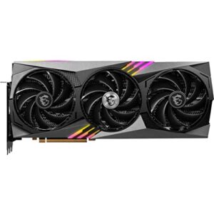 MSI Gaming GeForce RTX 4090 24GB GDRR6X 384-Bit HDMI/DP Nvlink Tri-Frozr 3 Ada Lovelace Architecture OC Graphics Card (RTX 4090 Gaming X Trio 24G)