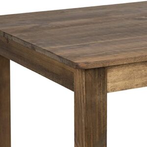 Flash Furniture 60" x 38" Rectangular Antique Rustic Solid Pine Farm Dining Table