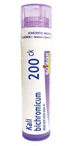 boiron kali bichromicum 200ck homeopathic medicine for colds – 80 pellets