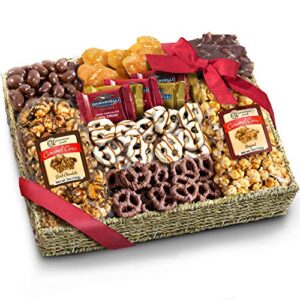 Chocolate Caramel and Crunch Grand Gift Basket for Valentine's Day, Business, Friend and Family