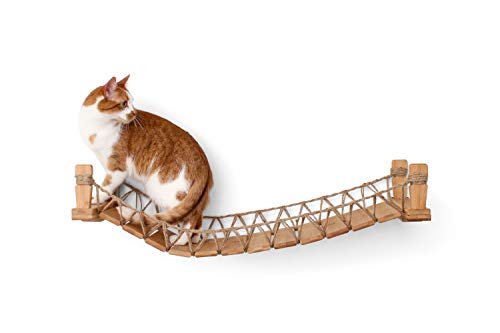 CatastrophiCreations Cat Bridge Wall-Mounted Play and Lounge Toy Cat Tree Tower Alternative for Pets, 1 Count (Pack of 1)