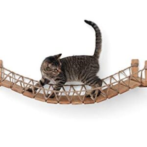 CatastrophiCreations Cat Bridge Wall-Mounted Play and Lounge Toy Cat Tree Tower Alternative for Pets, 1 Count (Pack of 1)