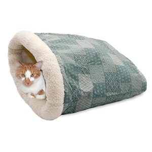 k&h pet products kitty crinkle sack teal 15″ x 18″
