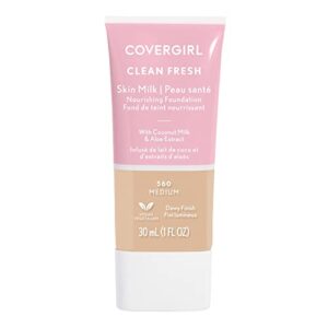 covergirl, clean fresh skin milk foundation, medium, 1 fl oz (pack of 1)