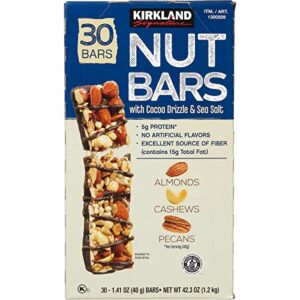 kirkland signature nut bars 30count (2.64 lbs), 42.3 oz (096619215607)