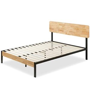 ZINUS Olivia Metal Platform Bed Frame / No Box Spring Needed / Wood Slat Support / Easy Assembly, Queen