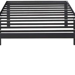 ZINUS Luis 16 Inch QuickLock Metal Platform Bed Frame / Mattress Foundation with Steel Slat Support / No Box Spring Needed / Easy Assembly, Twin