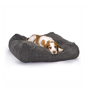 k&h pet products cuddle cube pet bed gray medium 28 x 28 inches