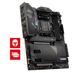 MSI MPG X570S Carbon MAX WiFi Gaming Motherboard (ATX, AMD, Socket AM4. DDR4, PCIe 4, CFX, M.2 Slots, Wi-Fi 6E)