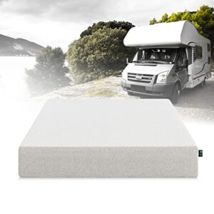 zinus 10 inch ultima memory foam mattress / short queen size for rvs, campers & trailers / mattress-in-a-box