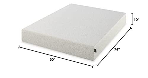 ZINUS 10 Inch Ultima Memory Foam Mattress / Short Queen Size for RVs, Campers & Trailers / Mattress-in-a-Box