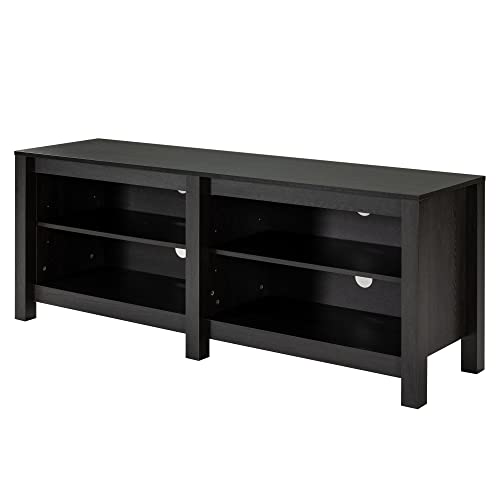 Zinus Camden TV Stand for TVs up to 65” / Contemporary Entertainment Center with Open Shelving/TV Stand with Storage/Living Room or Bedroom Furniture, Espresso