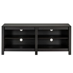 Zinus Camden TV Stand for TVs up to 65” / Contemporary Entertainment Center with Open Shelving/TV Stand with Storage/Living Room or Bedroom Furniture, Espresso