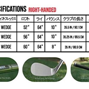 KIRKLAND SIGNATURE 3 Piece Golf Wedge Set Right Handed