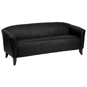 flash furniture hercules imperial series black leathersoft sofa
