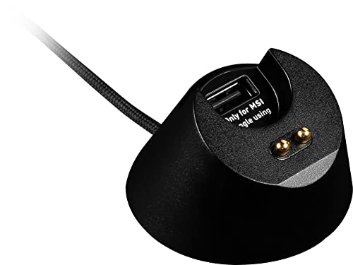 MSI Clutch GM51 Lightweight Wireless Gaming USB RGB Adjustable up to 26000 DPI Desktop Laptop Gaming Mouse (Clutch GM51 Lightweight Wireless)
