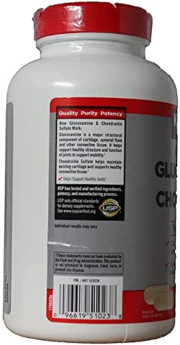 Kirkland-Signature Extra Strength Glucosamine 1500mg/Chondroitin 1200mg, 220 Count,Supports Nourishing / Keeping The Joint Healthy