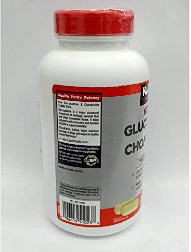 Kirkland-Signature Extra Strength Glucosamine 1500mg/Chondroitin 1200mg, 220 Count,Supports Nourishing / Keeping The Joint Healthy