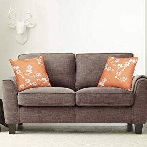 Serta Deep Seating Astoria 61" Loveseat in Tan