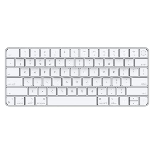 Apple Magic Keyboard with Touch ID: Wireless, Bluetooth, Rechargeable. Works with Mac Computers with Apple Silicon; US English - White Keys