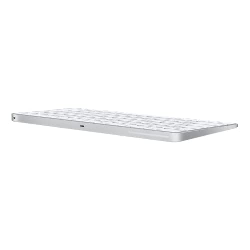 Apple Magic Keyboard with Touch ID: Wireless, Bluetooth, Rechargeable. Works with Mac Computers with Apple Silicon; US English - White Keys