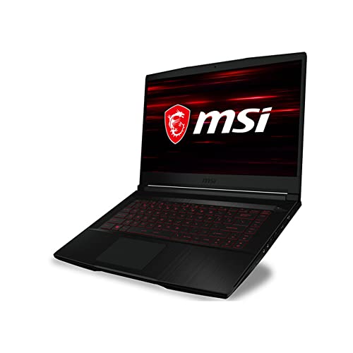 2021 MSI GF63 Thin Gaming 15.6" FHD Laptop Computer, Intel Core i5-10300H (Beats i7-9750H), 32GB RAM, 1TB PCIe SSD, Backlit Keyboard, GeForce GTX 1650 MaxQ, HD Webcam, Win 10, Black, 32GB USB Card