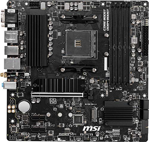 MSI B550M PRO-VDH WiFi ProSeries Motherboard (AMD AM4, DDR4, PCIe 4.0, SATA 6Gb/s, M.2, USB 3.2 Gen 1, Wi-Fi, D-SUB/HDMI/DP, Micro-ATX)