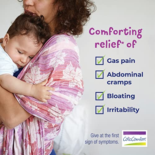 Boiron ColicComfort Single-Use Drops for Relief from Colic Symptoms of Gas Pain, Bloating, and Cramps - Sterile and Non-Drowsy Liquid Doses - 30 Count (Pack of 1)