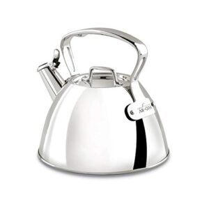 all-clad specialty stainless steel tea kettle 2 quart induction pots and pans, cookware