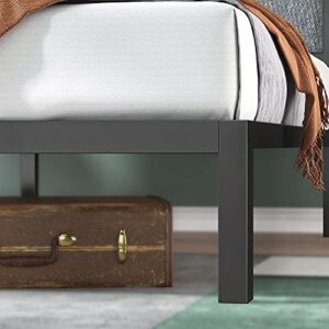 ZINUS Korey Metal Platform Bed Frame with Upholstered Headboard / Wood Slat Support / No Box Spring / Easy Assembly, King