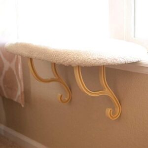 K&H Pet Products Kitty Sill Fleece, Cat Window Perch Unheated - 14 X 24 Inches