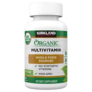 kirkland signature organic multivitamin – 80 coated tablets