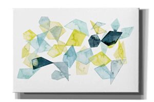 epic graffiti ‘seaglass abstract ii’ by grace popp, canvas wall art, 60″x40″