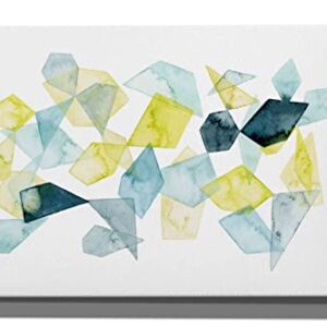 Epic Graffiti 'Seaglass Abstract II' by Grace Popp, Canvas Wall Art, 60"x40"