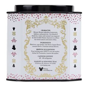 Harney & Sons Minnie Mouse Blend, Disney | 30 sachets Rose Scented Black Tea with Caramel