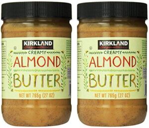 kirkland signature creamy almond butter, 1.68 pound (pack of 2)