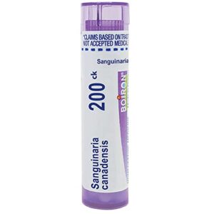 Boiron Sanguinaria Canadensis 200Ck for Hot Flashes with Periodic Headaches - 80 Pellets