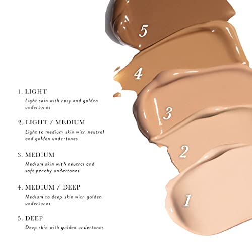 LAURA GELLER NEW YORK Quench-n-Tint Hydrating Foundation - Light - Sheer to Light Buildable Coverage - Natural Glow Finish - Lightweight Formula with Hyaluronic Acid