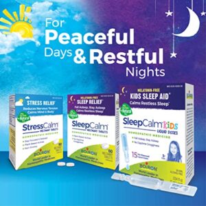 Boiron StressCalm On The Go for Relief of Stress, Anxiousness, Nervousness, Irritability, and Fatigue - 2 Count (160 Pellets)