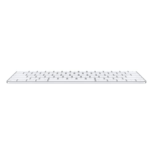 Apple Magic Keyboard: Wireless, Bluetooth, Rechargeable. Works with Mac, iPad, or iPhone; US English - White