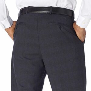 Kirkland Signature Men's 100% Wool Flat Front Dress Pants (Charcoal, 36W x 32L)