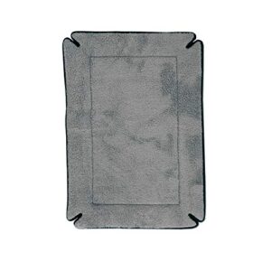 k&h pet products memory foam crate pad gray large 25 x 37 inches