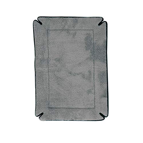 K&H Pet Products Memory Foam Crate Pad Gray Large 25 X 37 Inches