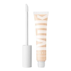 milk makeup flex liquid concealer – medium to full coverage – soothing chamomile, vegan – 0.2 fl oz (fair)