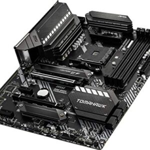MSI MAG B550 TOMAHAWK Gaming Motherboard (AMD AM4, DDR4, PCIe 4.0, SATA 6Gb/s, M.2, USB 3.2 Gen 2, HDMI/DP, ATX, AMD Ryzen 5000 Series processors)