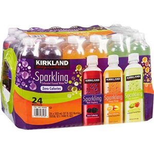 kirkland signature flavored sparkling water variety club pack – 24 ct. (17 oz.)
