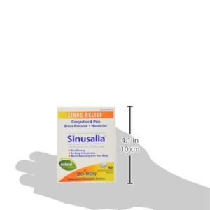 Boiron Sinusalia, 60 Tablets, Homeophathic Medicine for Sinus Relief