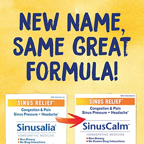 Boiron Sinusalia, 60 Tablets, Homeophathic Medicine for Sinus Relief