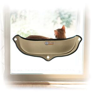 k&h pet products ez mount window bed kitty sill tan 27 x 11 x 6 inches