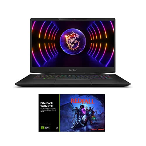 EXCaliberPC 2023 MSI Stealth 17Studio A13VI-017US (i9-13900H, 64GB RAM, 8TB WD NVMe SSD, RTX 4090 16GB, 17.3" QHD 240Hz, Windows 11 Pro) Gaming Laptop